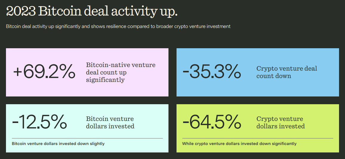 Bitcoin-Native Startup and Venture Capital Landscape in 2023 - Report