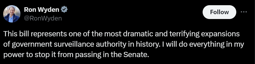 FISA Section 702 Reauthorization Bill Allowing NSA to Force US Businesses Serve as Surrogate Spies Advances to Senate