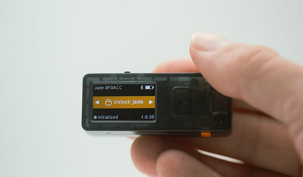 Blockstream Jade v1.0.30 Miniscript Support