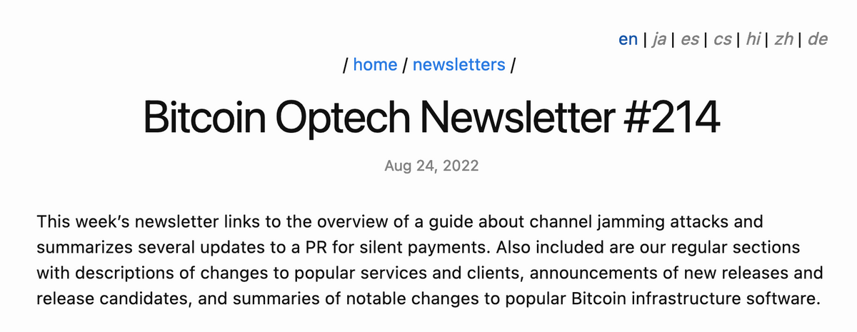 Bitcoin Optech #214