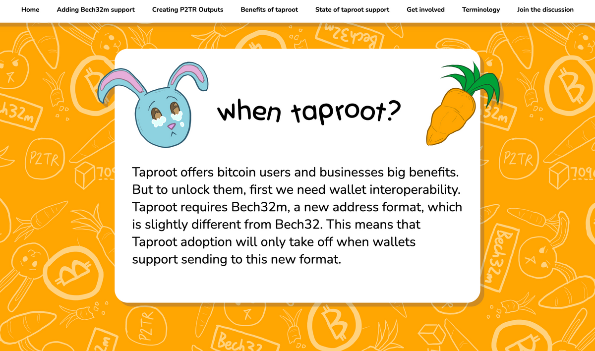 'When Taproot' Launches to Encourage More Adoption Across Ecosystem