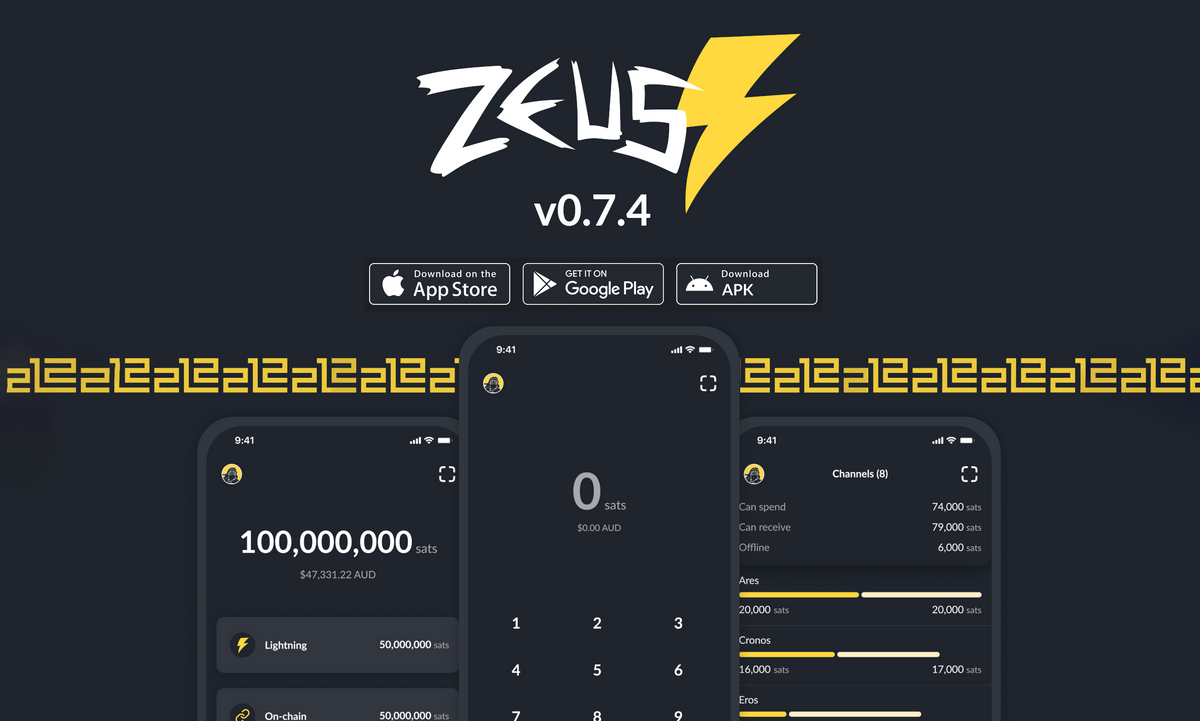 Zeus v0.7.4: Fee Bumping, Channel Sorting & Filtering