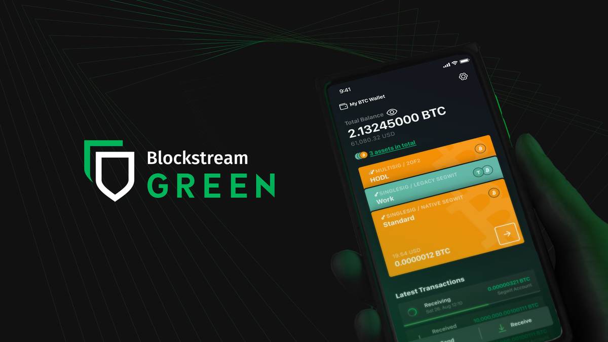Blockstream Green Mobile v4.0.0: Redesigned Mobile Experience