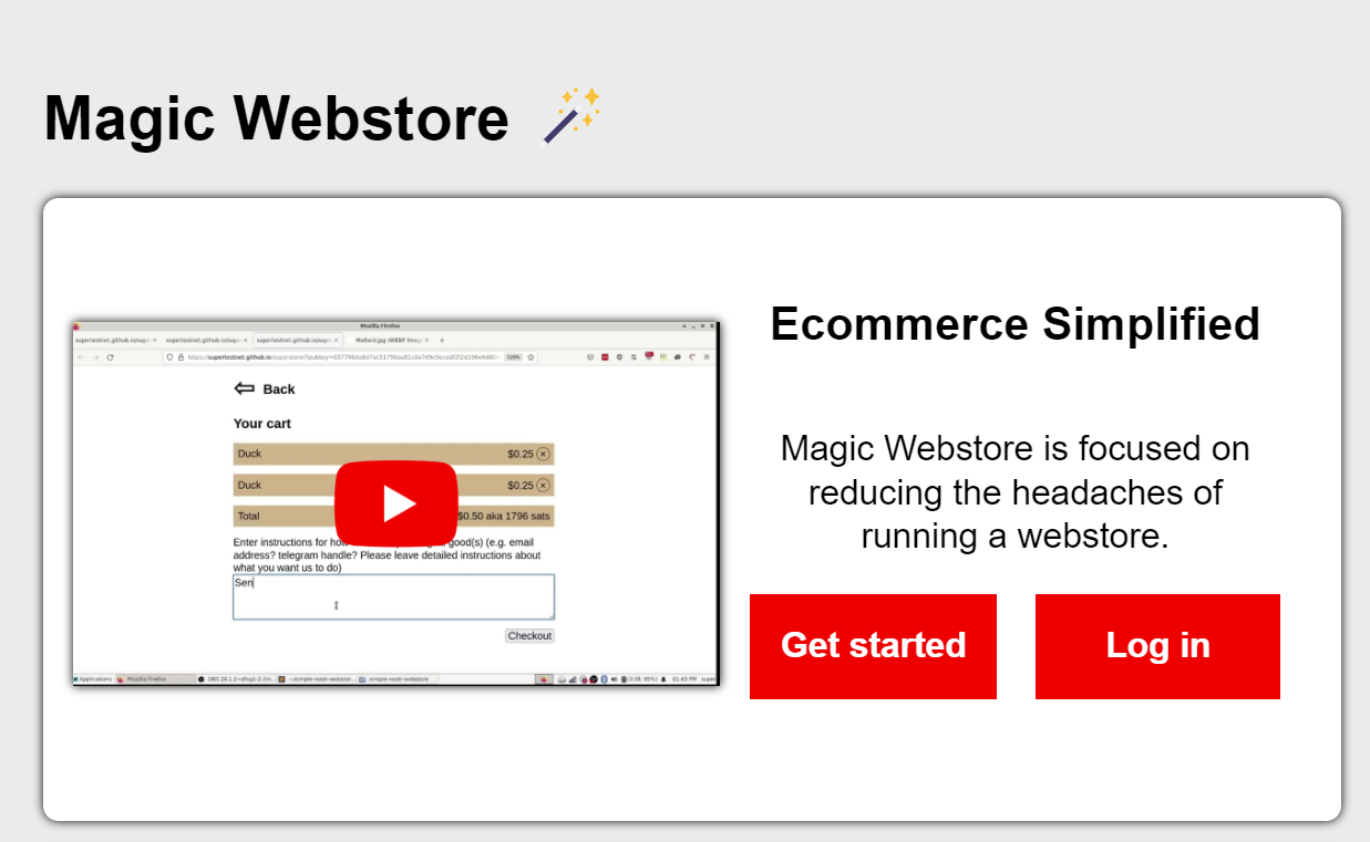 Magic Webstore (ex-Superstore): Ecommerce Simplified