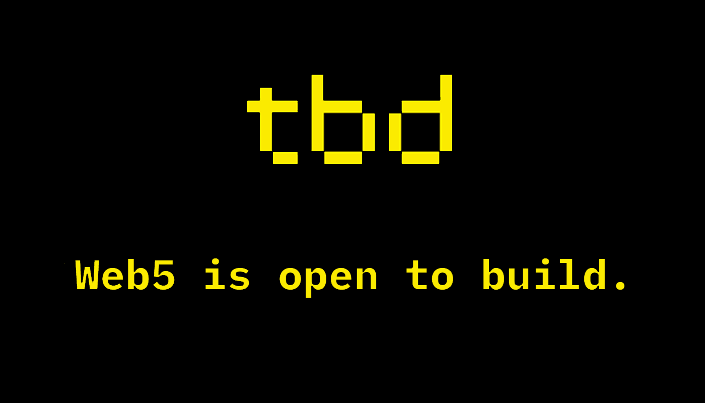 TBD Launches Initial Web5 SDK For Decentralized Applications