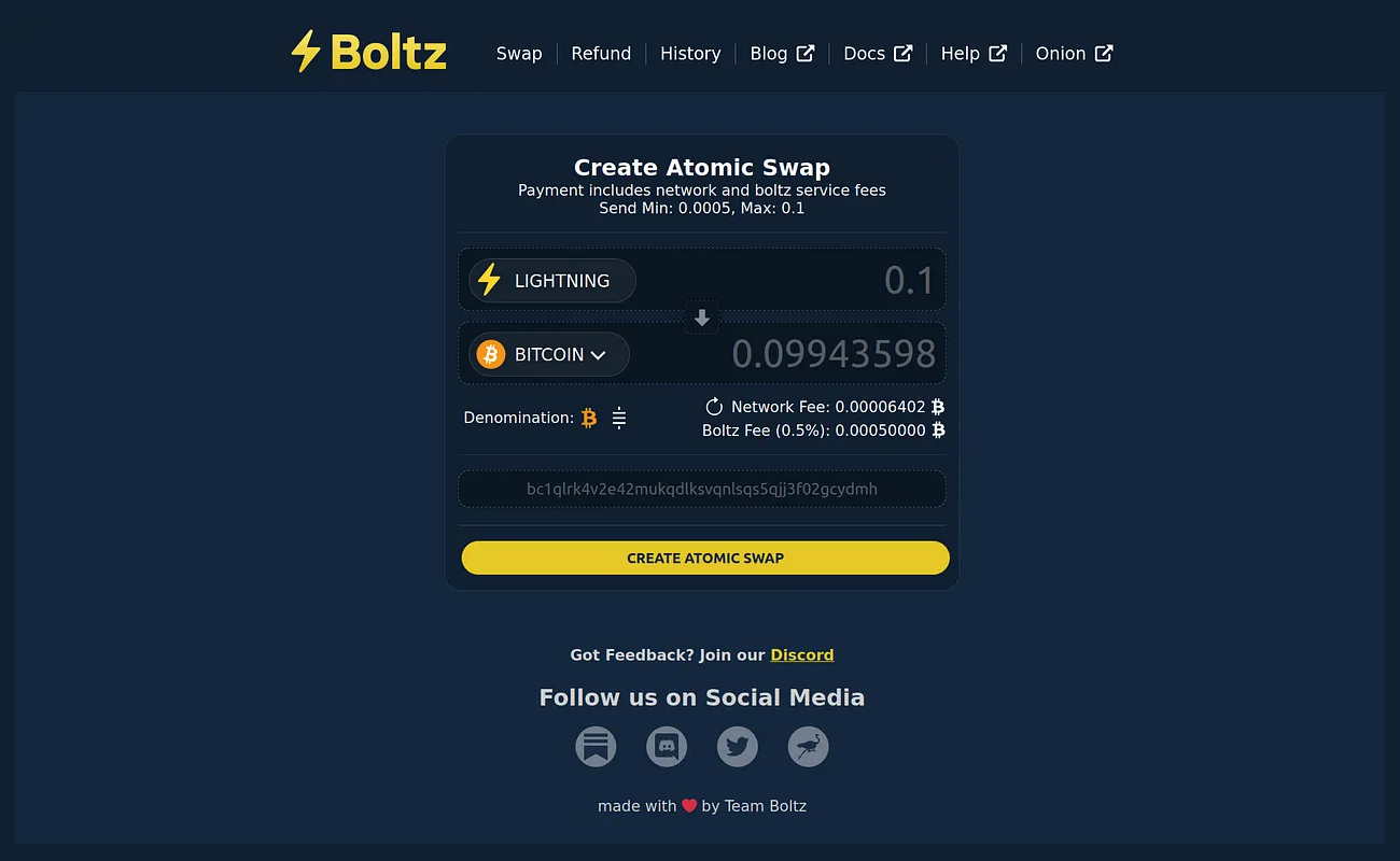 Boltz Web App: Liquid, Bitcoin and Lightning Under One Roof