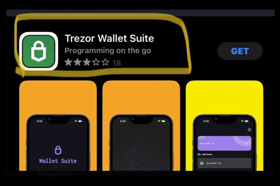 Fake Trezor Wallet App Tops Search Results For Trezor in Apple's App Store