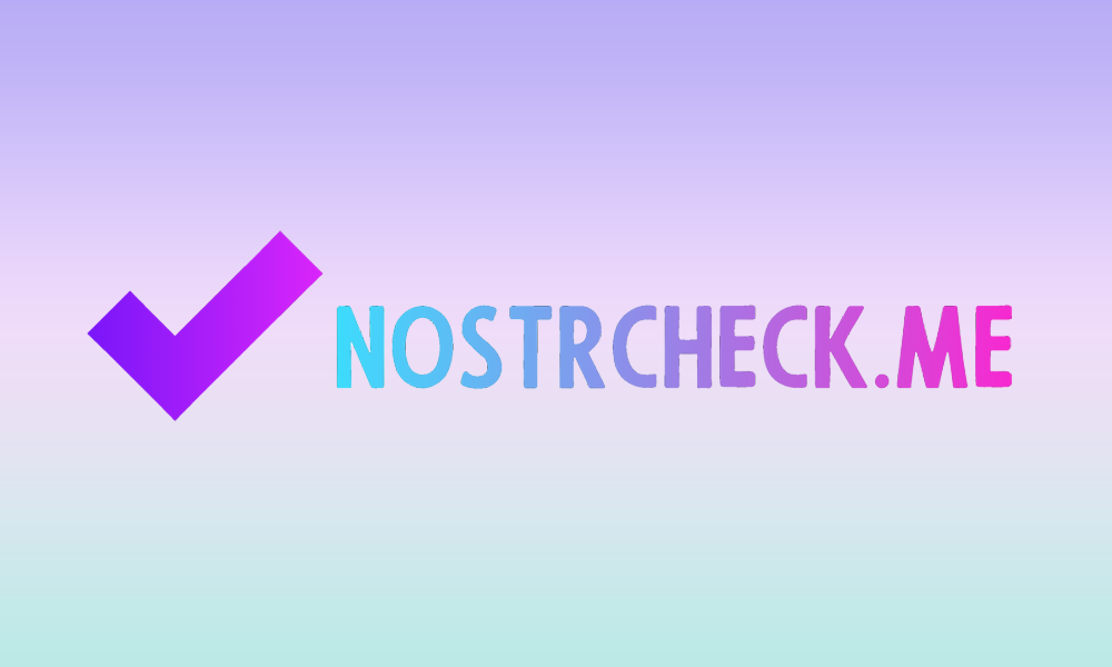 Nostrcheck.me API Open Source Code Released