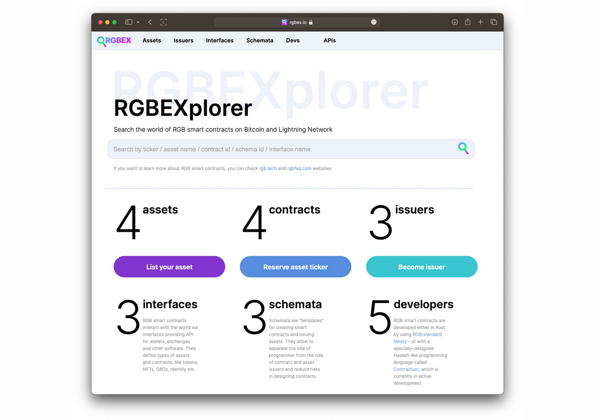 RGB Core v0.10.5 and RGBEXplorer Released
