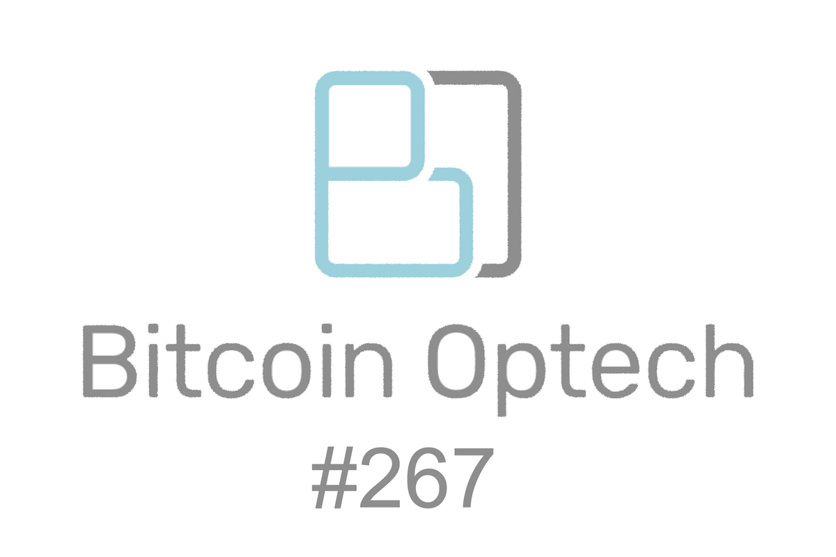 Bitcoin Optech #267: Bitcoin TX Compression, Privacy Enhanced Co-Signing