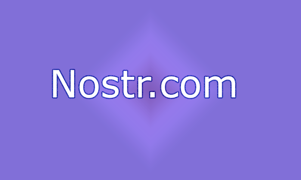 Nostr.com Domain is for Sale for $5 Million