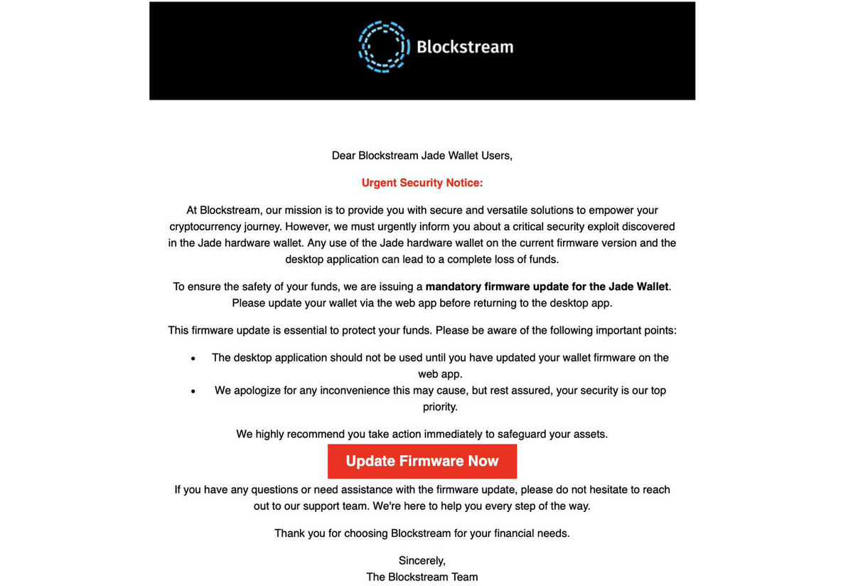 Update: Customer Data May Have Leaked From a 3rd Party Shipping Provider - Blockstream