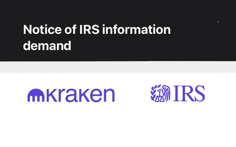 Kraken to Send Customer Data to the IRS in November