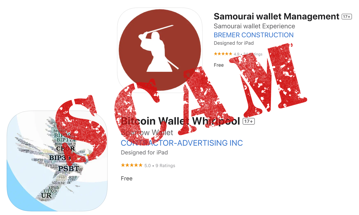 Scam Bitcoin Wallets Are Still Reigning Free on Apple's App Store Despite Multiple Reports