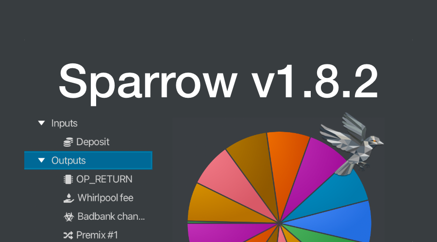 Sparrow Wallet v1.8.2: Improved Transaction Tree Labels & More