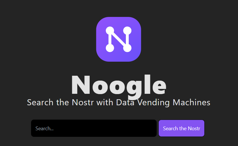 Noogle.lol: Seach Nostr with Data Vending Machines
