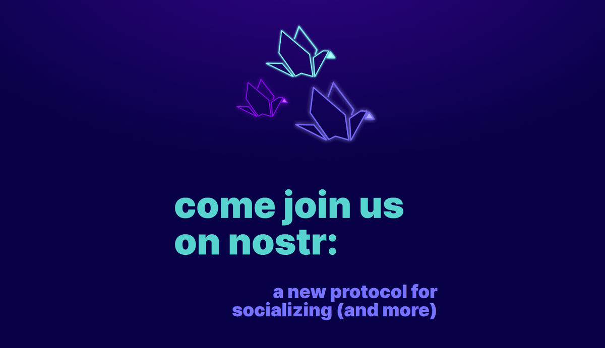 Nostr.org: Nostr Protocol Splash Page