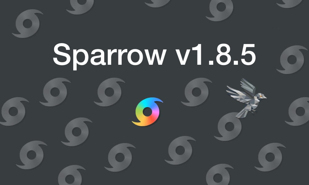 Sparrow Wallet v1.8.5: Whirlpool Over Decentralized Soroban