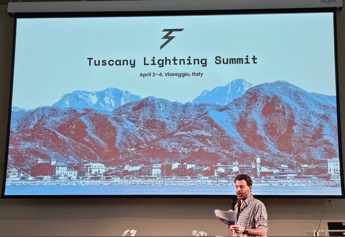Tuscany Lightning Summit 2024 - Day 1 Livestream