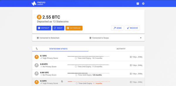 Mercury Wallet v0.8.13: Required Upgrade