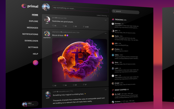 Zaps Are Now Live on Primal