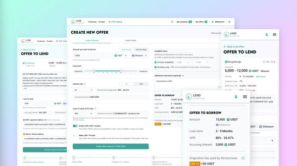 Hodl Hodl Lend Redesign: New Offer Pages & Improved Navigation