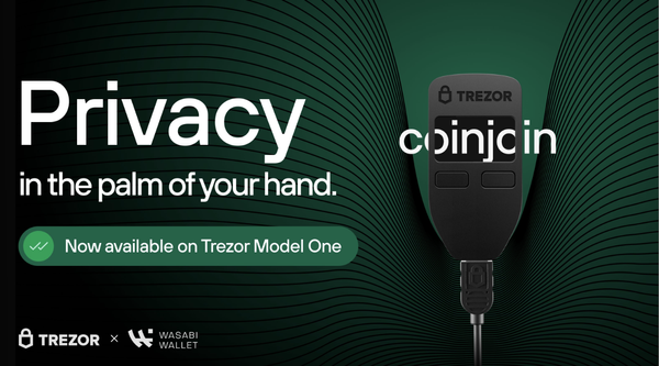 Trezor Suite v23.8.1: Coinjoin for Model One
