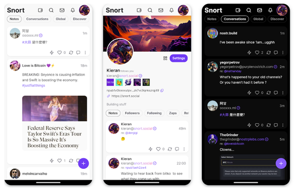 Snort v0.1.13: New Design, Native Key Storage for Android