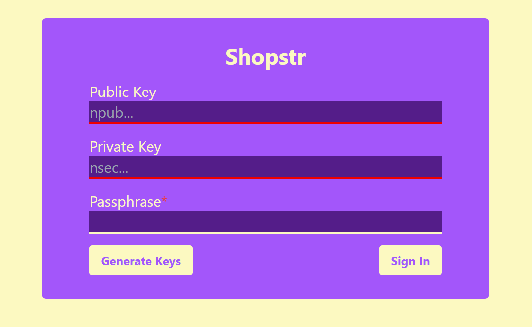 Shopstr: Decentralized Classifieds Marketplace Using Lightning & Cashu