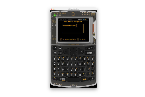 COLDCARD Q v0.0.6-beta: Source Code Is Now Public