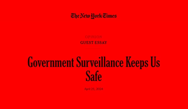 Biden Signs Reauthorization of Expanded FISA 702 Warrantless Surveillance Program After It Passes Senate