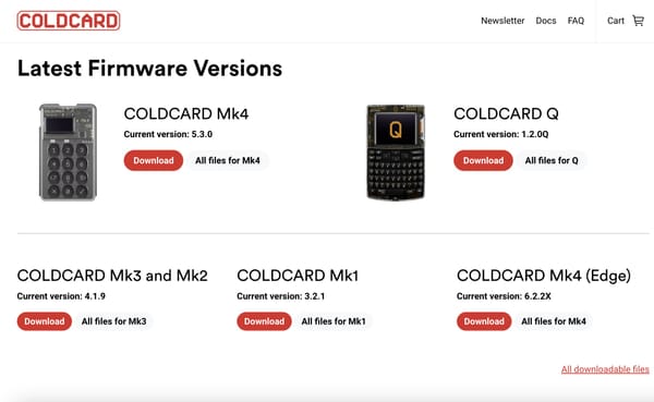 COLDCARD Mk4 v5.3.0 and Q v1.2.0Q: Shared Codebase